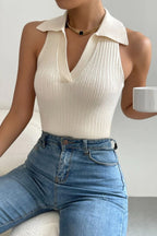 Sleeveless Knit Top