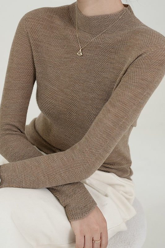 Seamless Fine Gauge Knit Top Secondary image