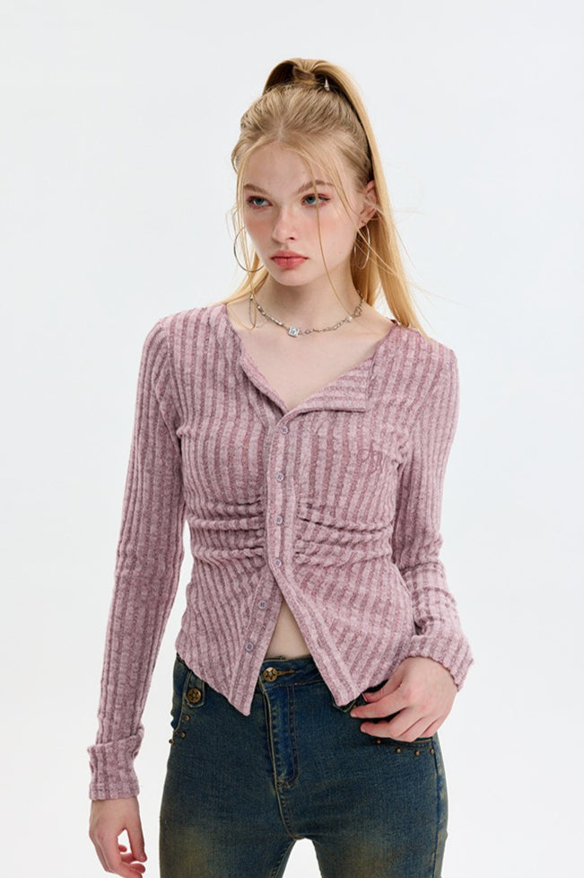 Single Breasted Knit Cardigan Secondary image