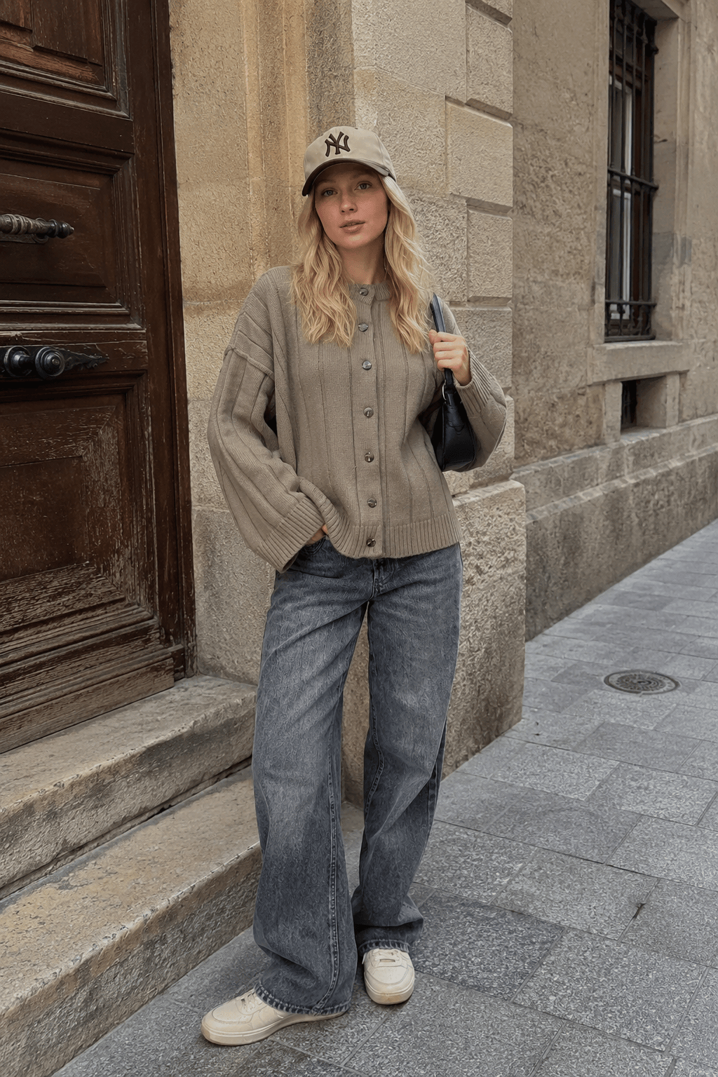 Soft Rib Relaxed Cardigan