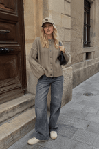 Soft Rib Relaxed Cardigan
