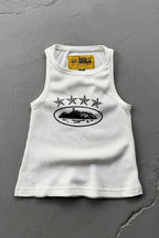 High Street Casual Sleeveless Tank Top