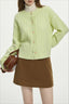 Chic Colorblock Knit Casual Cardigan