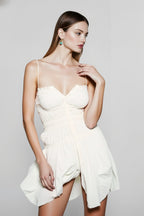 Fairy Ruched  Spaghetti Strap Bodycon Mini Dresses