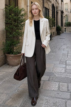 Split Back Relaxed Fit Blazer