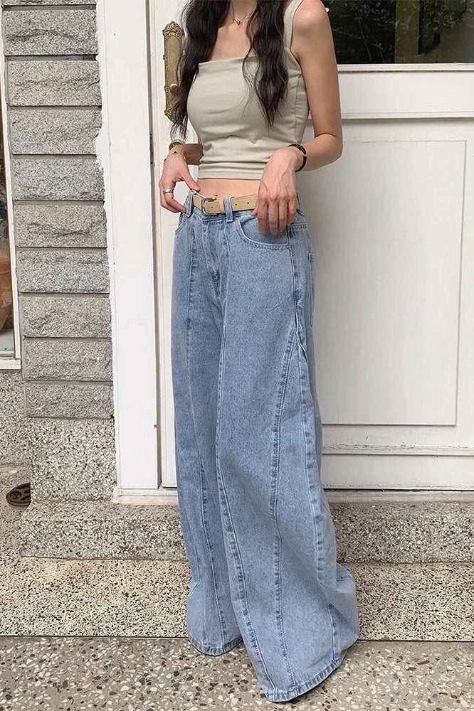 Retro High Waist Wide-Leg Jeans Secondary image