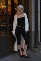 Long Faux Shearling Solid Color Overcoat
