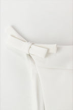 Sweet Style Bow Detailed Hem Casual Tank Top