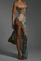 Chiffon Strapless Slip Dress