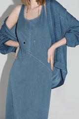 Vintage Overall Denim Dress