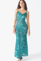 Leopard Print Bodycon Slip Dress