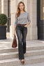 Loose Casual Fashion Plus Size Ladies Denim Trousers