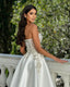 Strapless Satin Ball Gown Prom Dress
