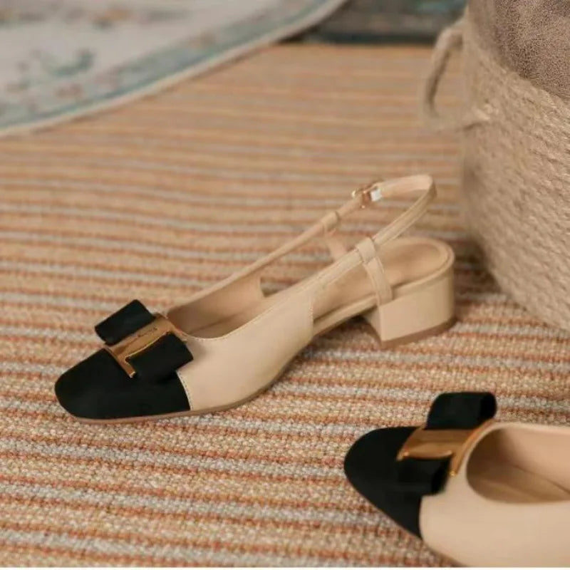 All-match Non-Slip Soft Leisure Mixed Colors Comfort Women Shoes Low Heel Pumps Main image