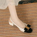 All-match Non-Slip Soft Leisure Mixed Colors Comfort Women Shoes Low Heel Pumps