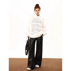 Fashion Star Printed Vintage Harajuku Hip Hop Loose Winter Hoodie