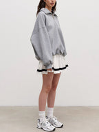 The Way To Trendy Go Zippered Sweatshirt Sweatshirts