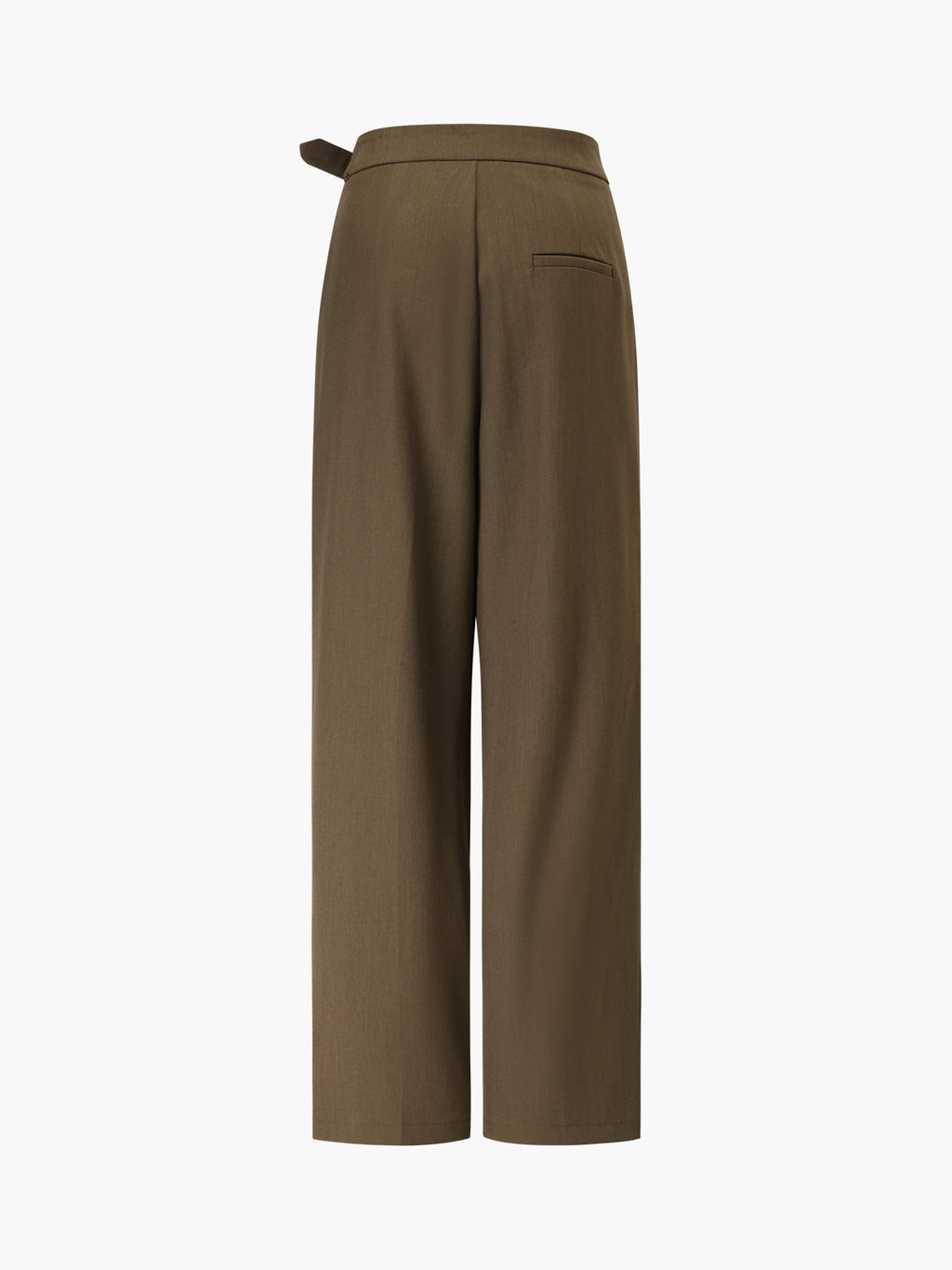 Business Casual Belted Trendy Straight Leg Dress Pants Pants