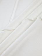 Basic Piping Graceful Long Sleeve Top T Shirts