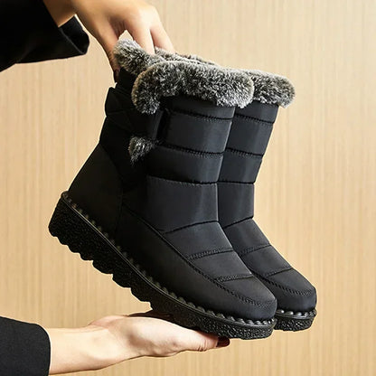 Snow Plush Platform Flat Keep Warm Casual Plus Size Snow Boot