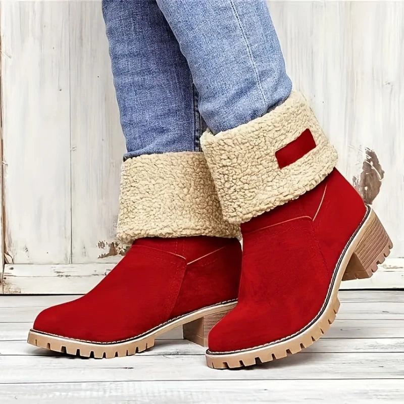 Non-slip Thickened Medium Heel Comfortable Outdoor Snow Boot Secondary image