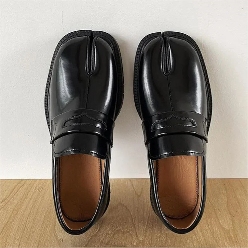 Metal Chain Buckle Platform Mary Janes Round Toe Casual Oxford Flats Loafers Main image