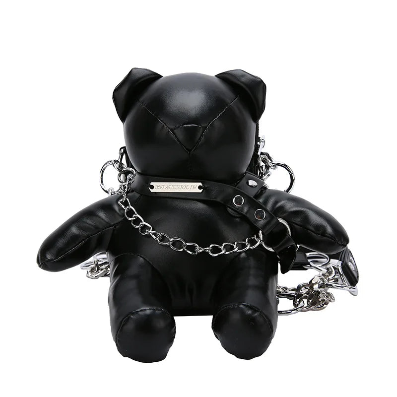 Cartoon Cute Luxury Designer Bear Doll Fashion Chain Phone Bag