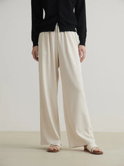 Beige Full Length Autumn Waist Female Black Commuter Pants