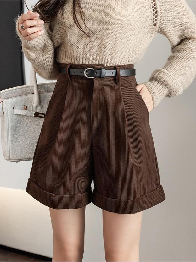 Dark Academia High Waist Shorts Secondary image