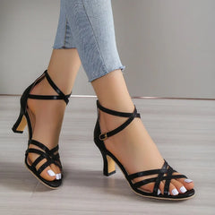 Fashion Slip-on Solid  Pointed Office Stylish Modern Low Heel Pumps