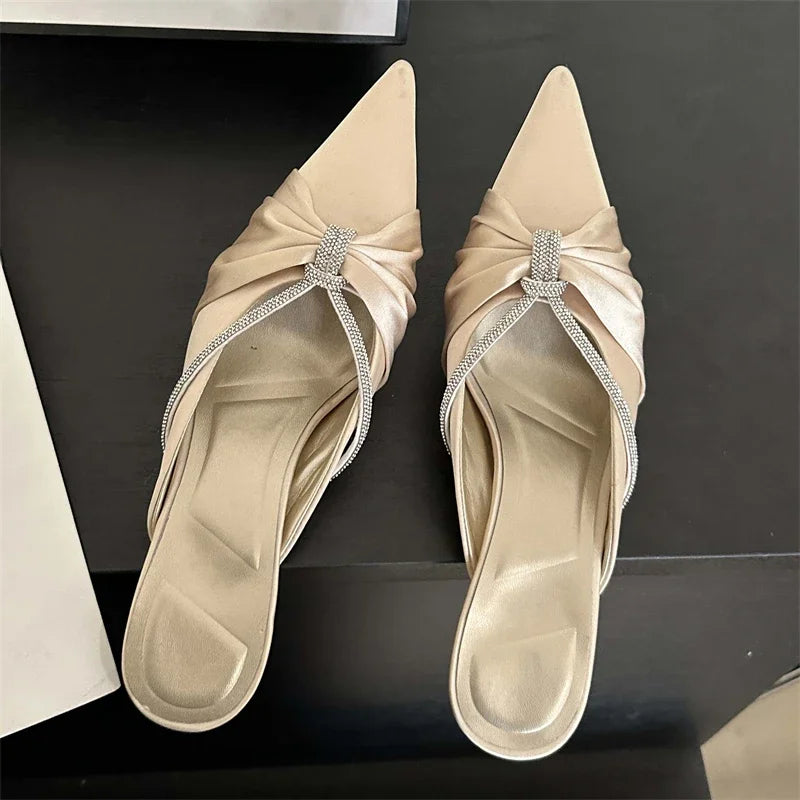 Trendy Pointed Toe Comfortable Casual Fashion Low Heel Pumps Secondary image