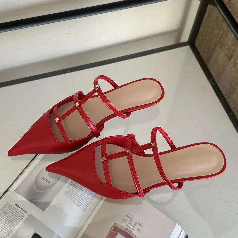 Stylish Casual Chic Elegant Trendy Comfortable Low Heel Pumps Secondary image