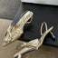 Street Style Butterfly-knot  Pointed Toe Thin Women Shoes Elegant Slingbacks Sandals Low Heel Pumps