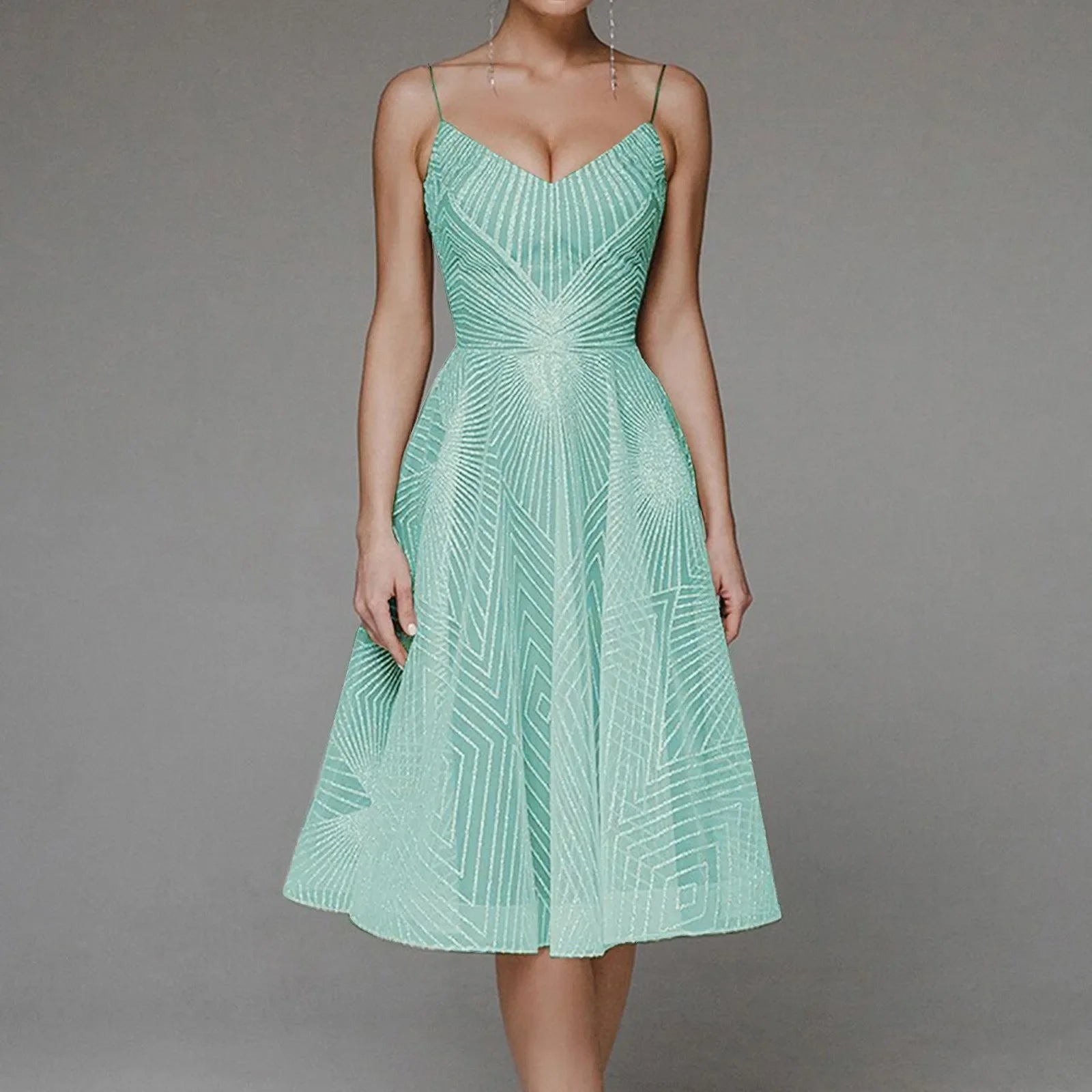 DressBetty - Elegant Luxury  Long Formal Party Midi Dress
