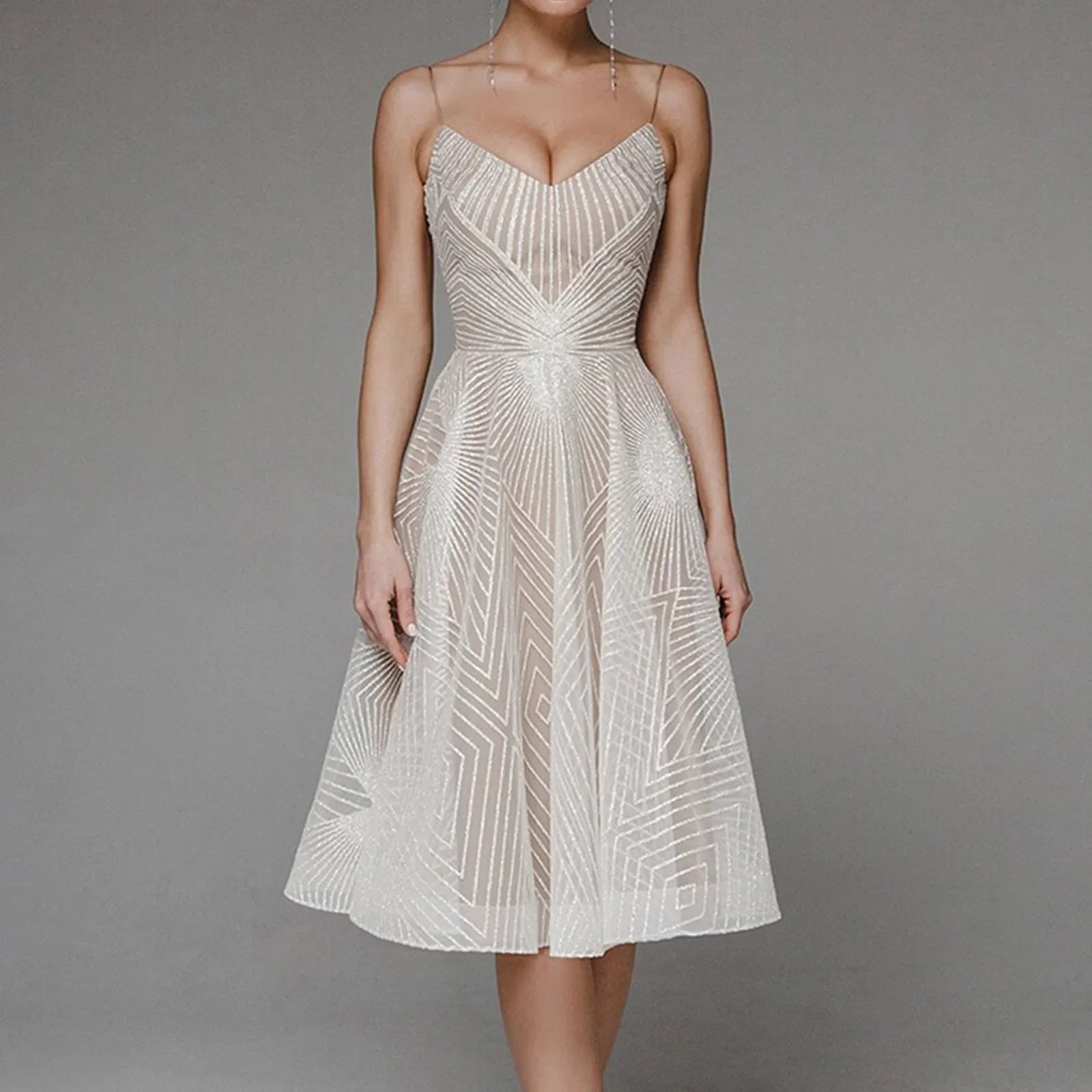DressBetty - Elegant Luxury  Long Formal Party Midi Dress Main image