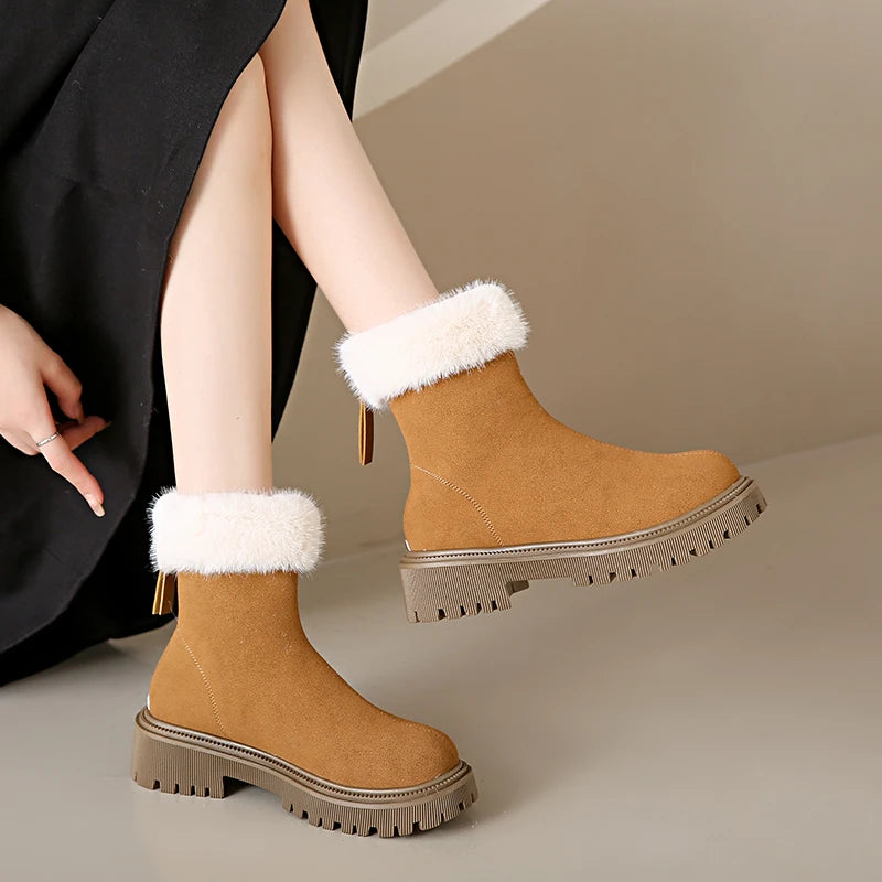 Elegant Simple Fashionable Plush New Versatile Cotton Snow Boot Secondary image