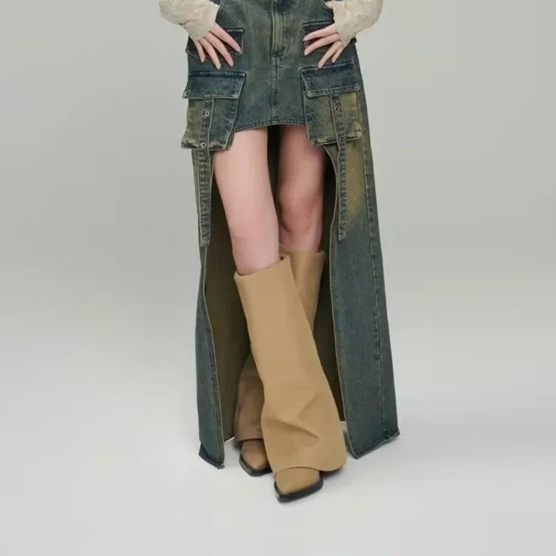 Elegant Fashionable Chic Stylish Trendy Comfortable Pointed Toe Knee High Boots