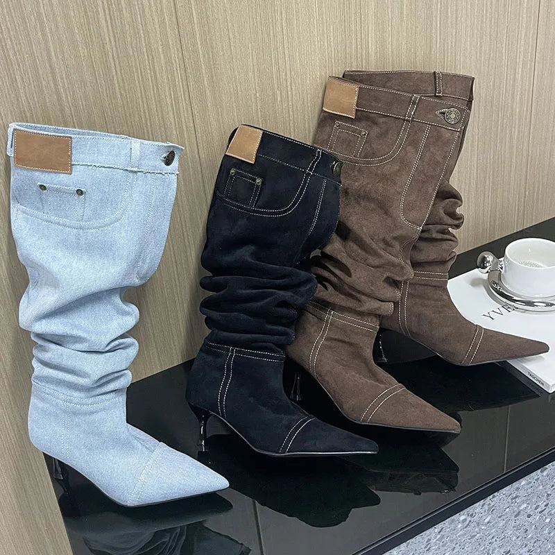 Fashionable Stylish Elegant Comfortable Modern Unique Chic Knee High Boots Main image