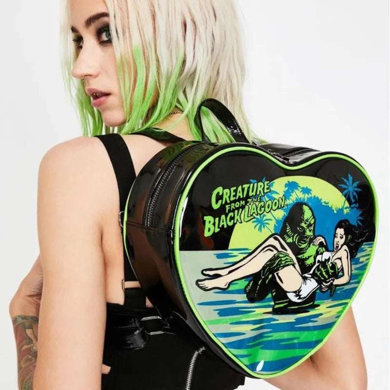 Fashion Gothic Y2k Heart Punk Mini Rock Grunge Crossbody Bag Main image