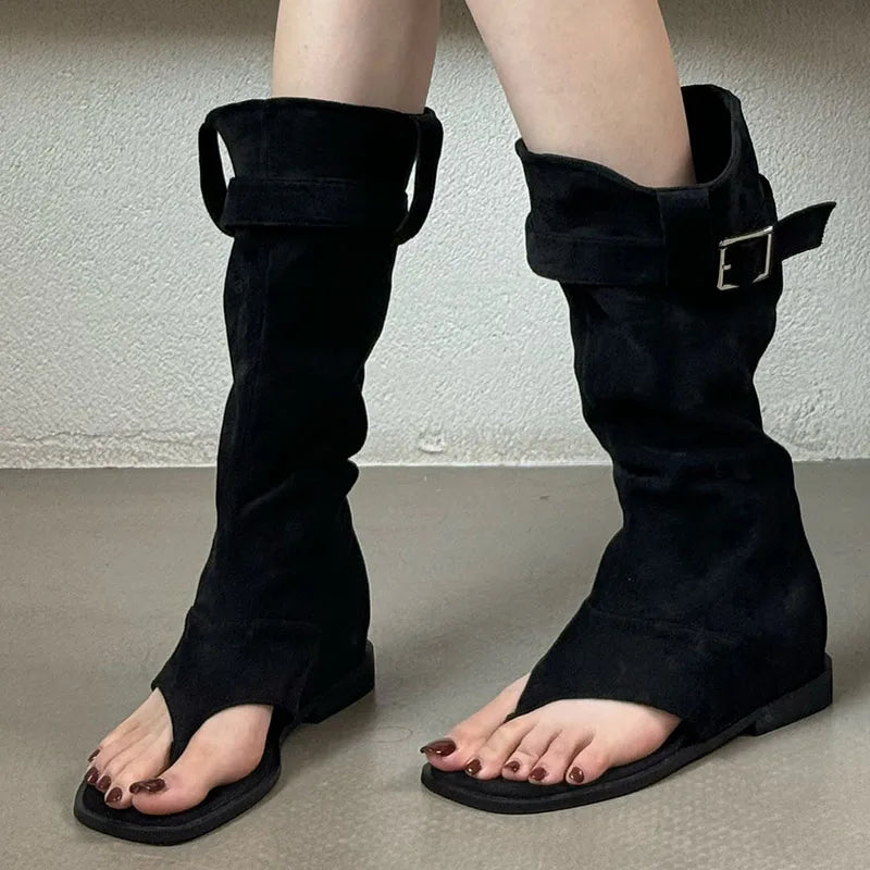 Stylish Comfortable Chic Fashionable Trendy Elegant Pointed Toe Knee High Boots Main image