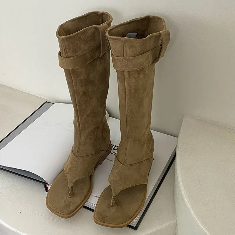 Stylish Comfortable Chic Fashionable Trendy Elegant Pointed Toe Knee High Boots