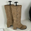 Trendy Fashionable Elegant Chunky Heel Stylish Knee High Boots