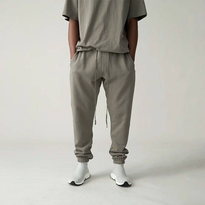 Fashionable Solid Color High Quality Cotton Jogging Sweatpants Main image