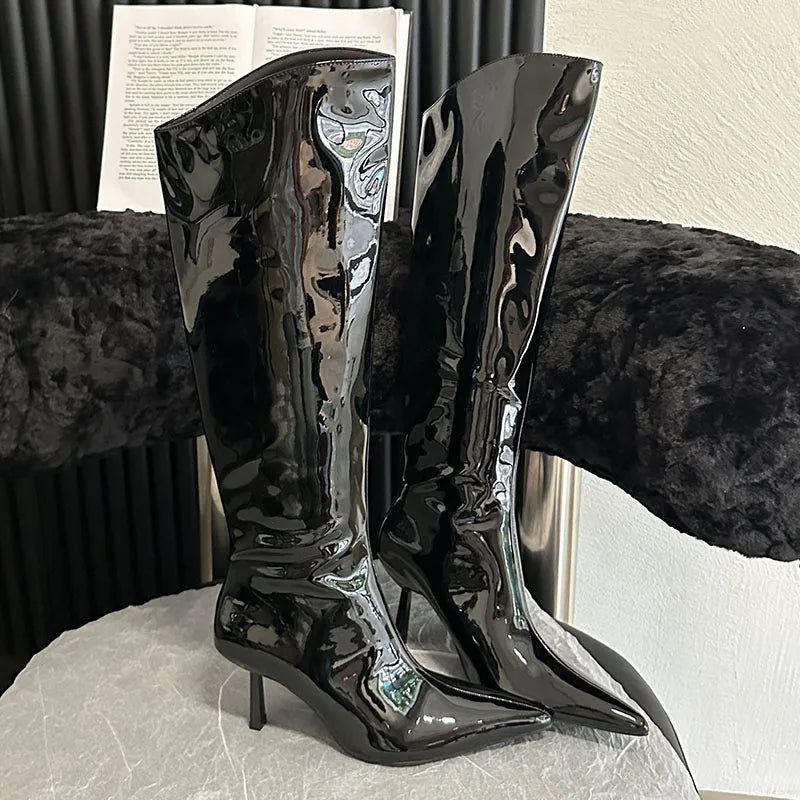 Fashionable Elegant Stylish Chic Comfortable Modern Trendy Knee High Boots Secondary image