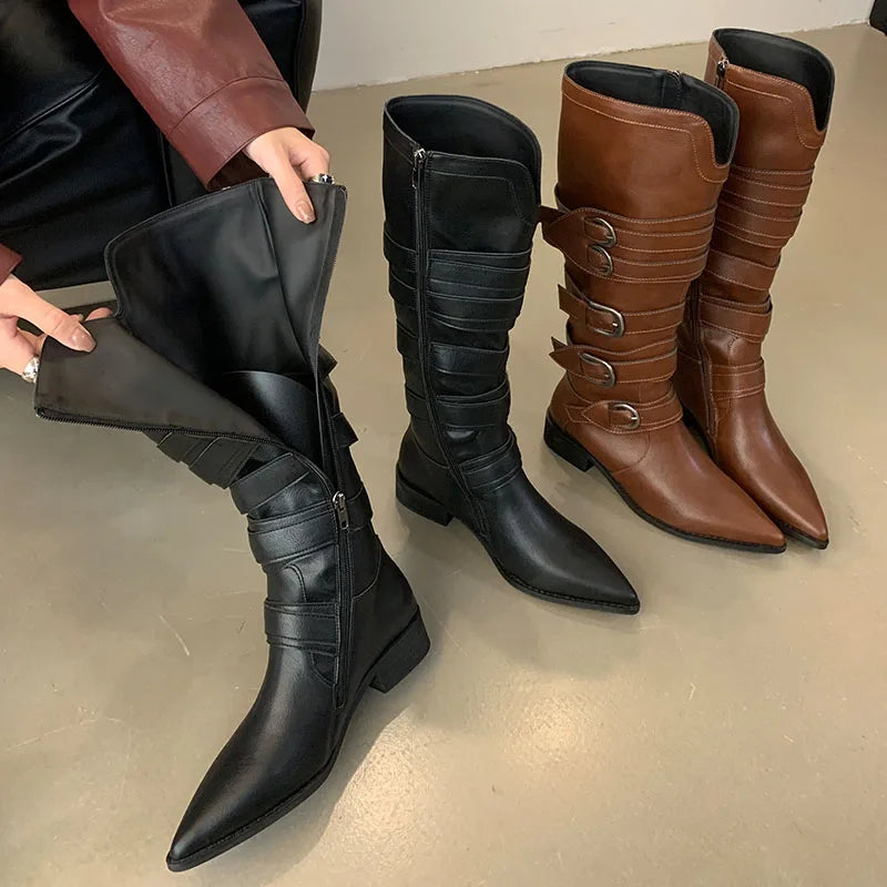 Fashionable Trendy Stylish Comfortable Chic Unique Elegant Knee High Boots Main image