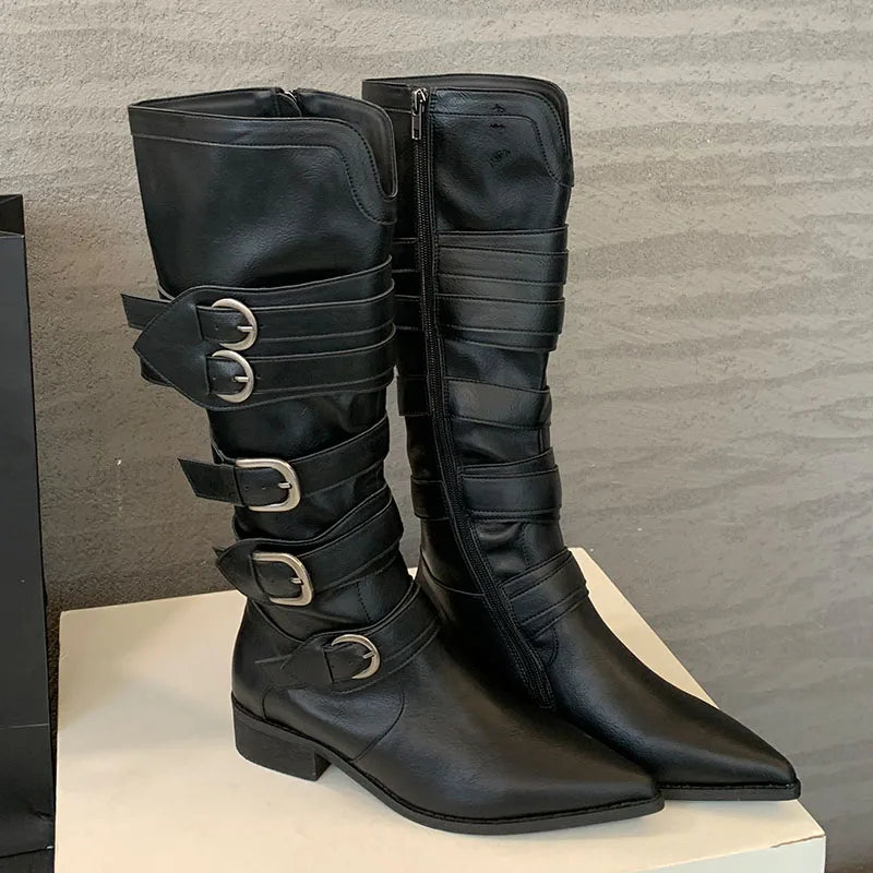 Fashionable Trendy Stylish Comfortable Chic Unique Elegant Knee High Boots Secondary image