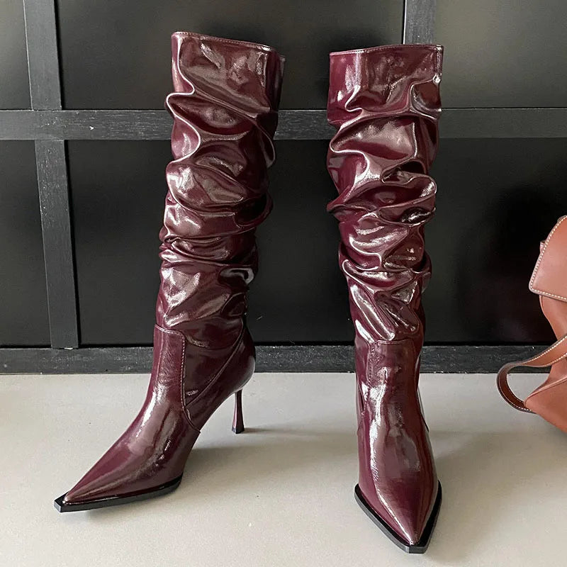 Chic Stylish Comfortable Elegant Modern Feminine Trendy Knee High Boots Secondary image