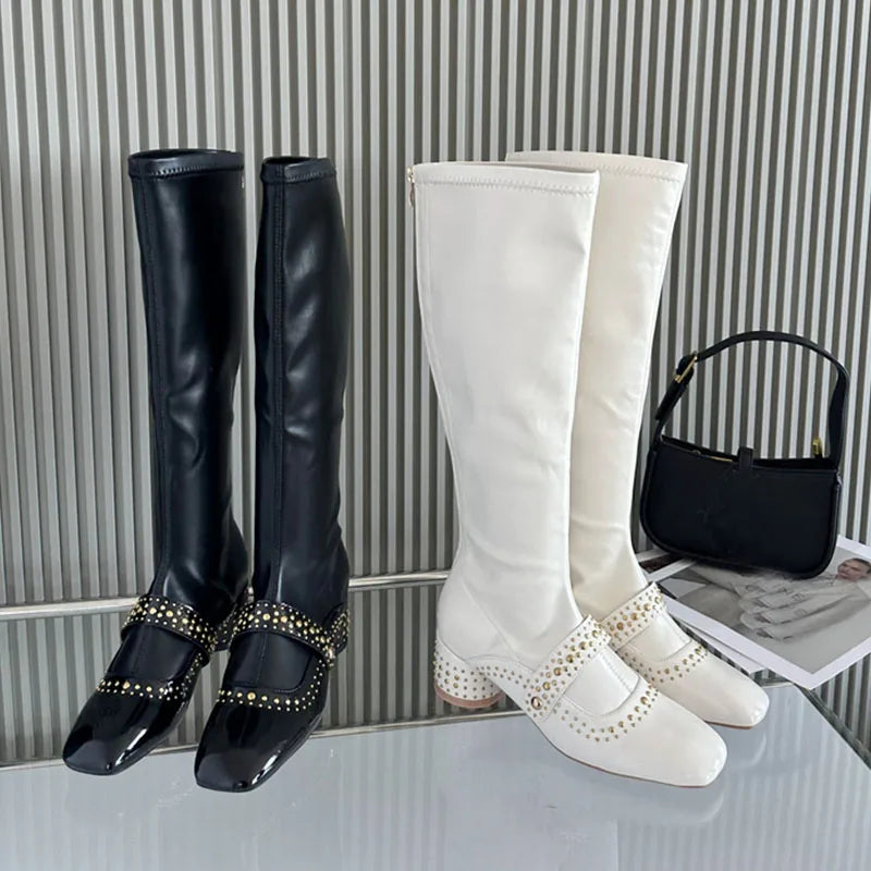 Elegant Fashionable Stylish Comfortable Unique Chic Modern Knee High Boots Main image