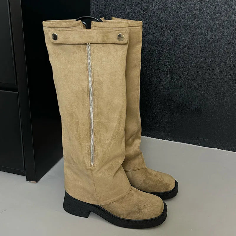 Soft Fashionable Stylish Comfortable Unique Trendy Chic Knee High Boots Main image