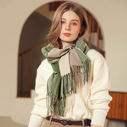 Winter Warm Cashmere Unisex Scarf - Long Windproof and Skin Friendly